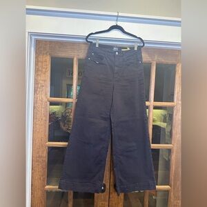 Maeve Black Wide Leg Jeans